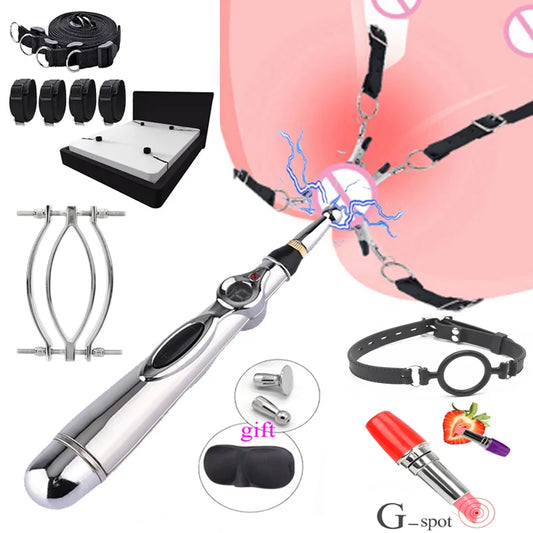 Electric Shock  Clit Stimulator Set Restraint