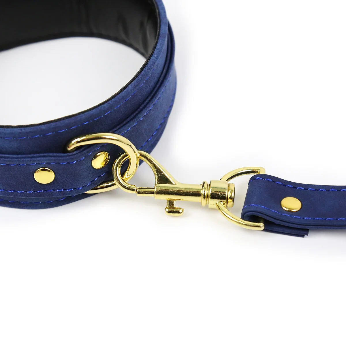 Leather Collar With Leash