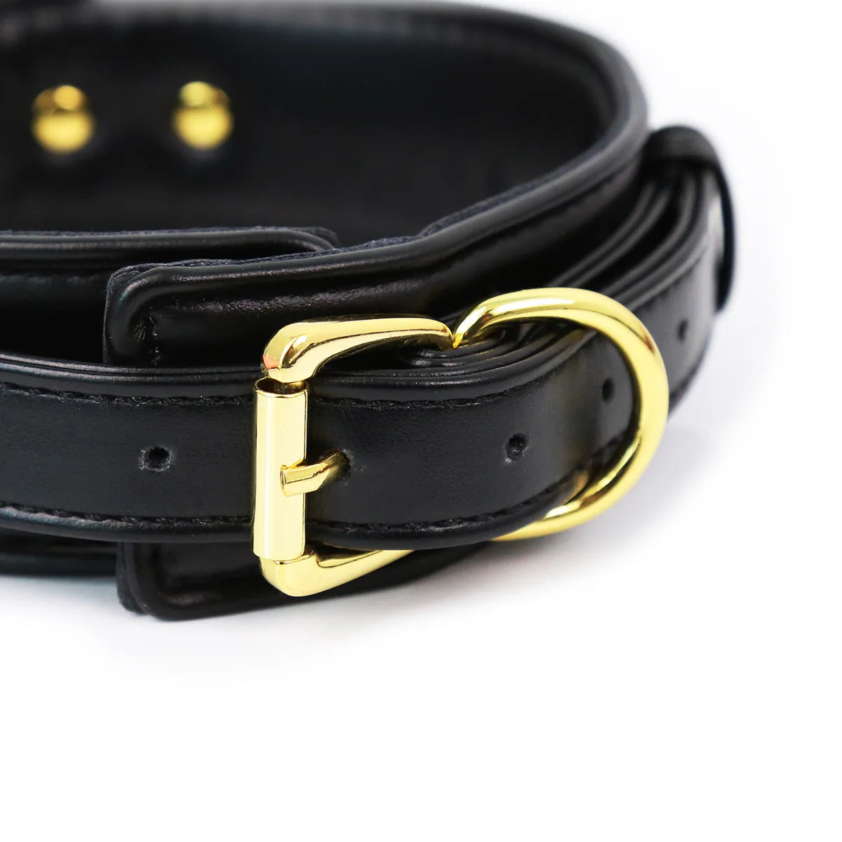 Leather Collar With Leash