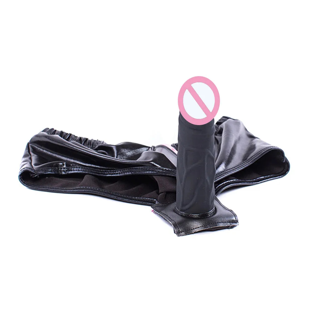 Leather Penis Panties Silicone