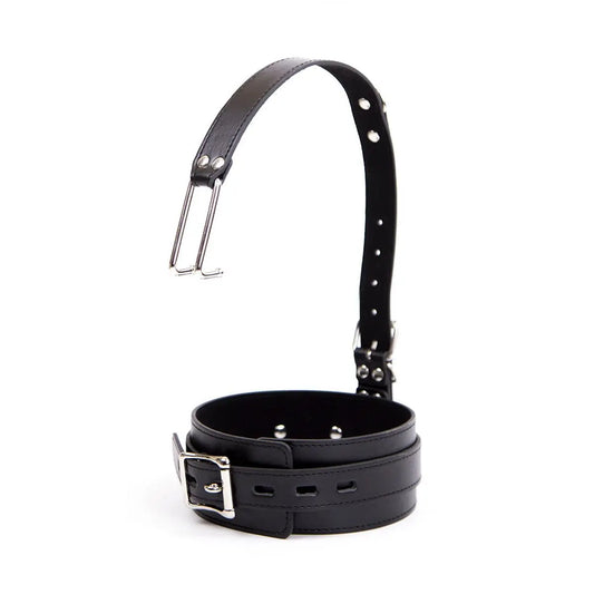 Slave Bondage Leather Choker Collar