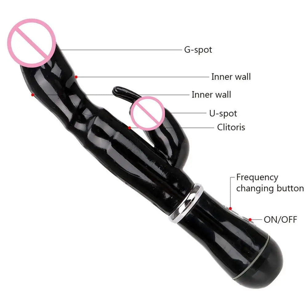 Powerful G Spot Rabbit Dildo Vibrator