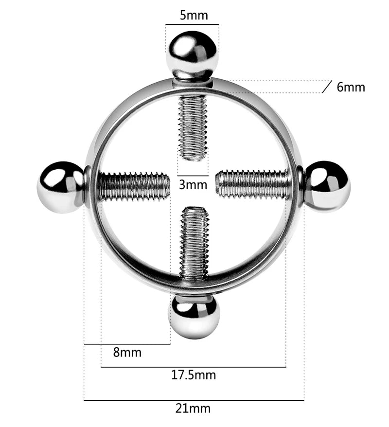 Nipple Stimulator Stainless Steel Nipple Clamps S