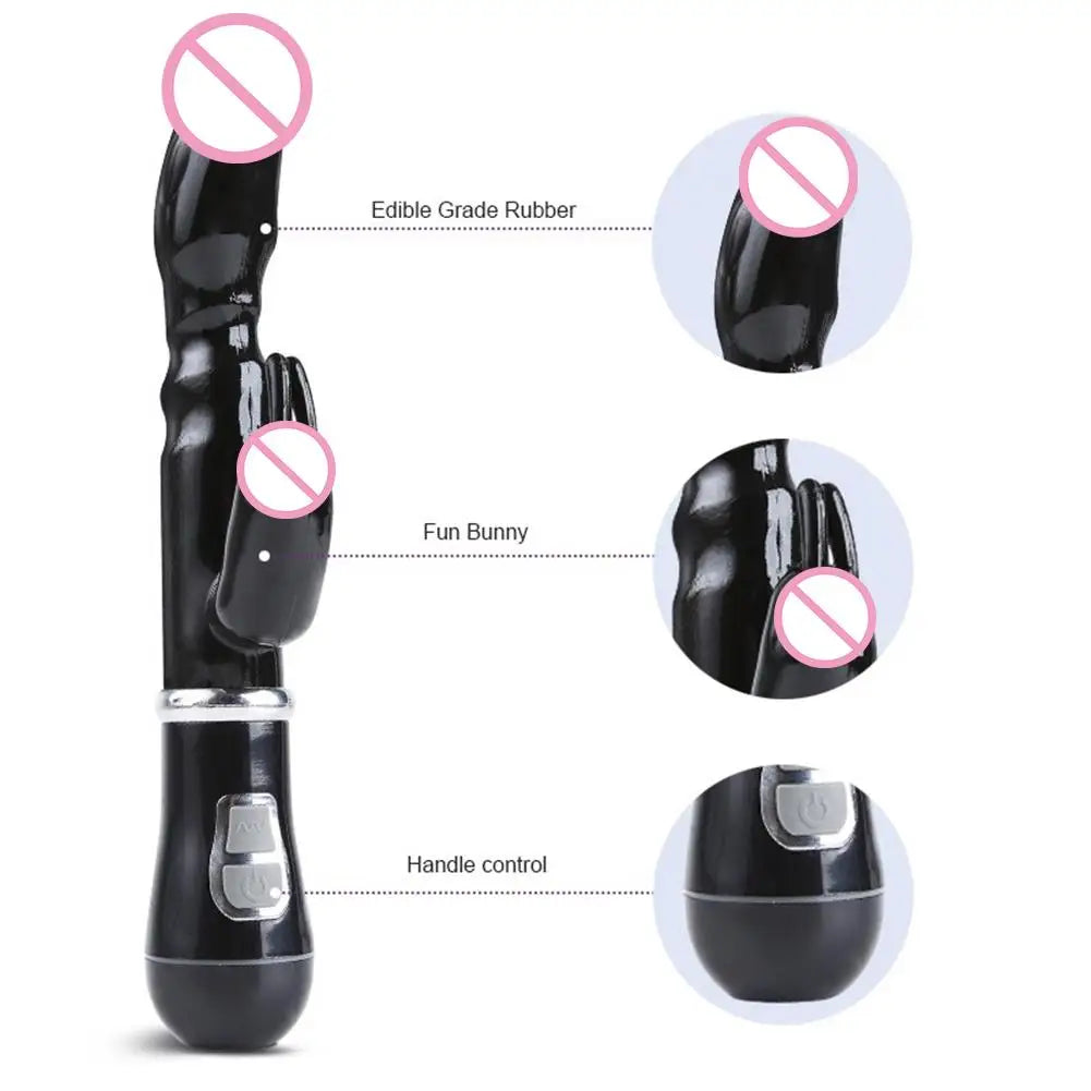 Powerful G Spot Rabbit Dildo Vibrator