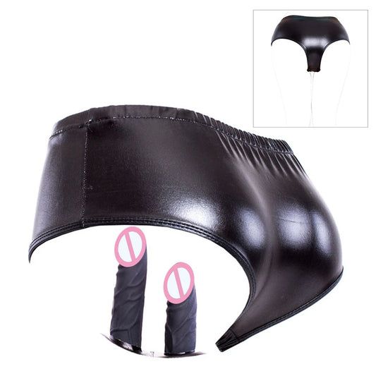 Leather Penis Panties Silicone