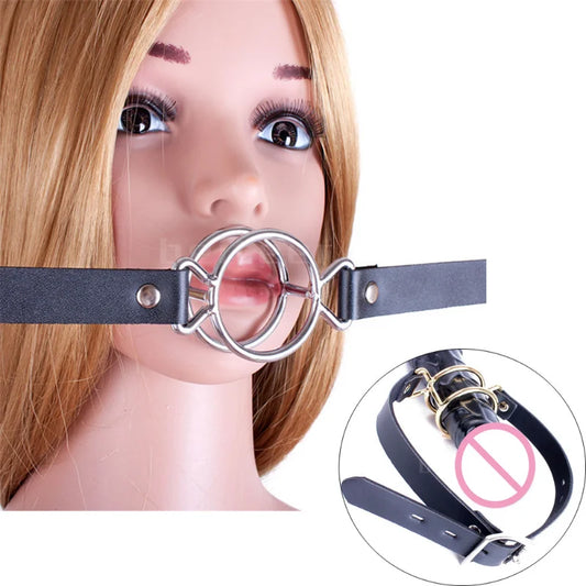 Leather Mouth Gag Ring