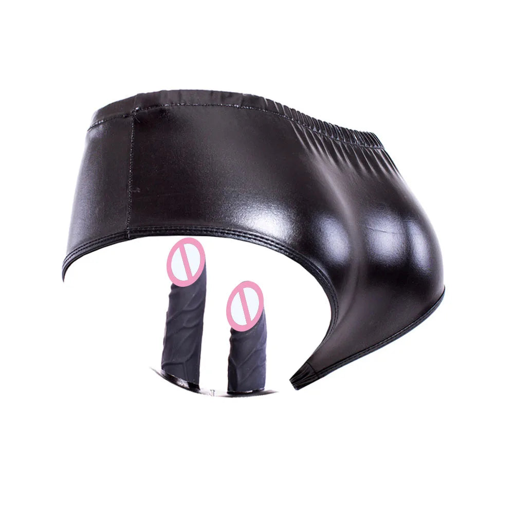 Leather Penis Panties Silicone