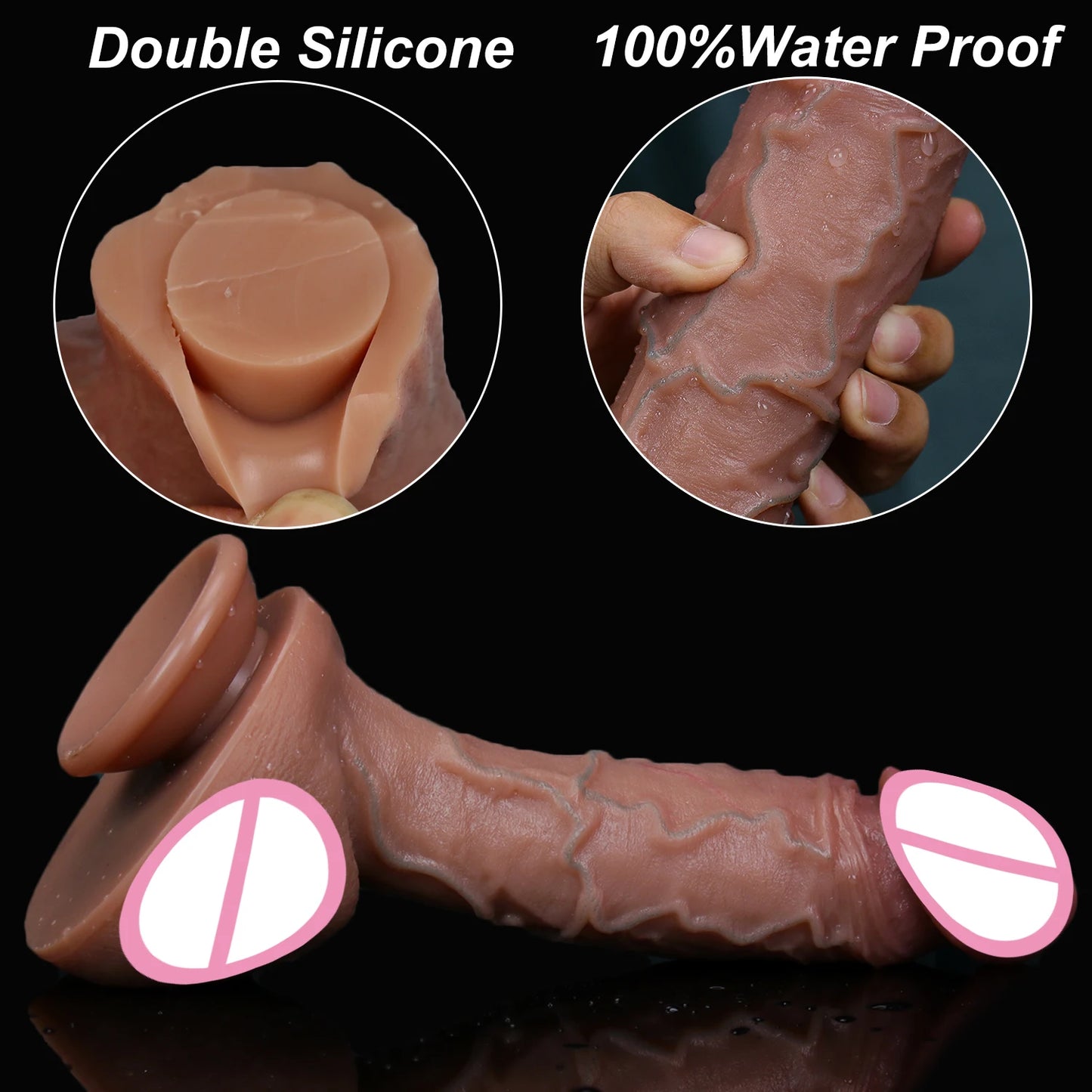 Thick Dildo Double Silicone