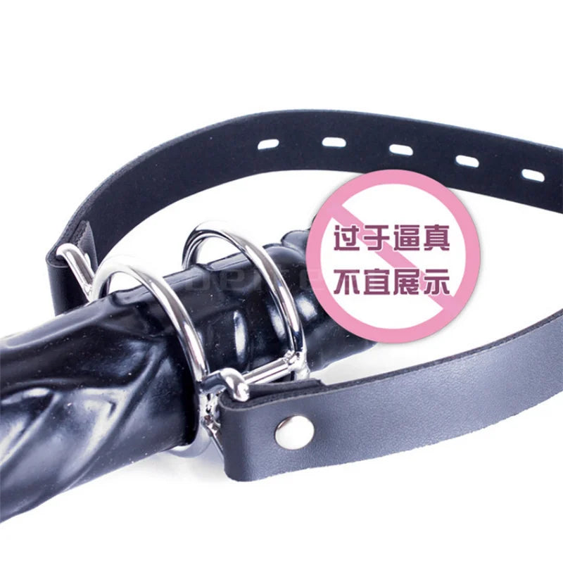 Leather Mouth Gag Ring