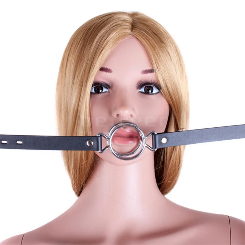 Leather Mouth Gag Ring