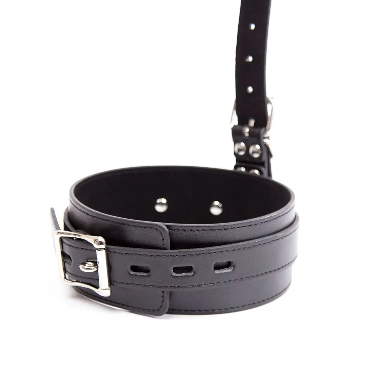 Slave Bondage Leather Choker Collar