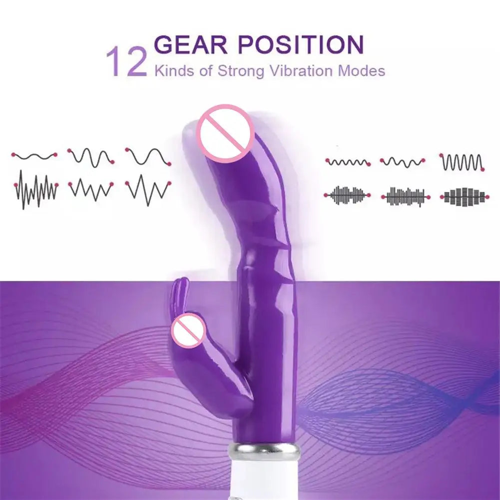 Powerful G Spot Rabbit Dildo Vibrator