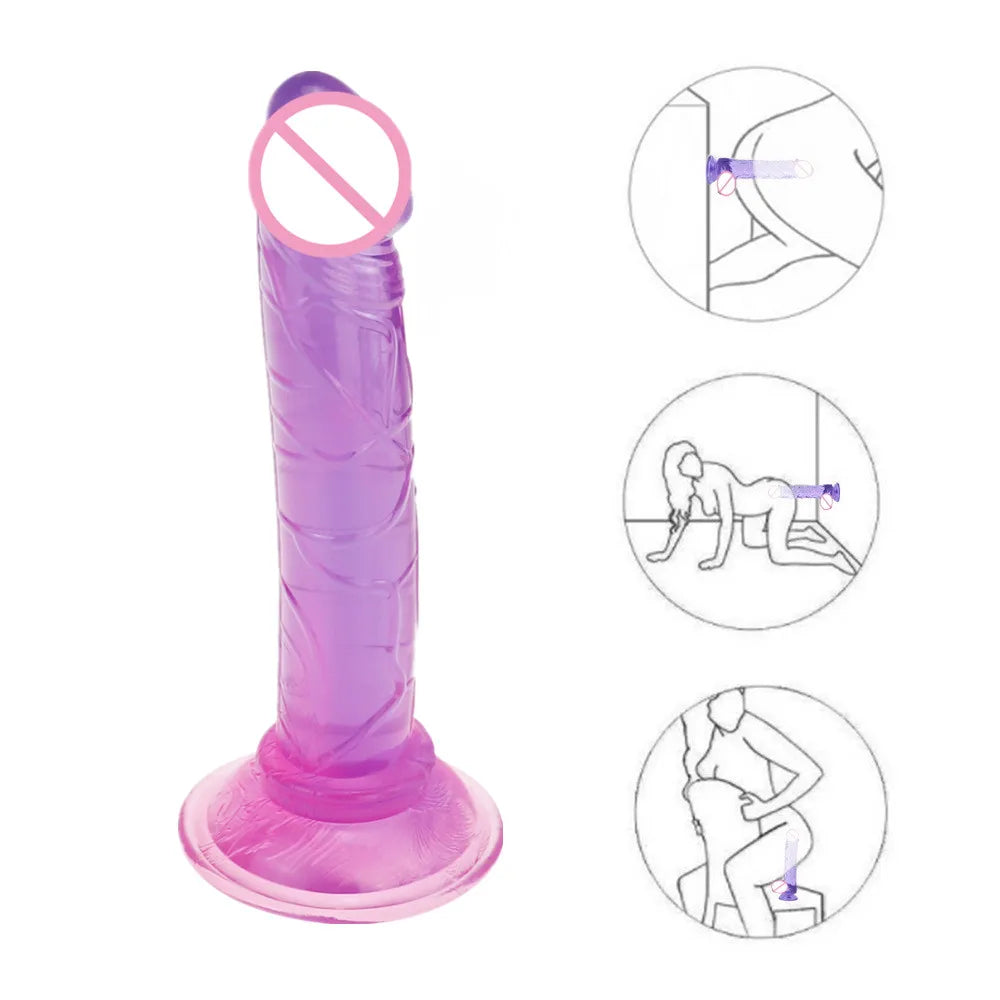 Jelly Dildo Realistic Fake Dick